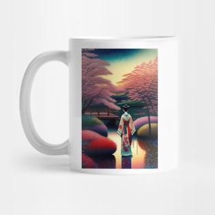 Traditional Japanese Garden Style Mug